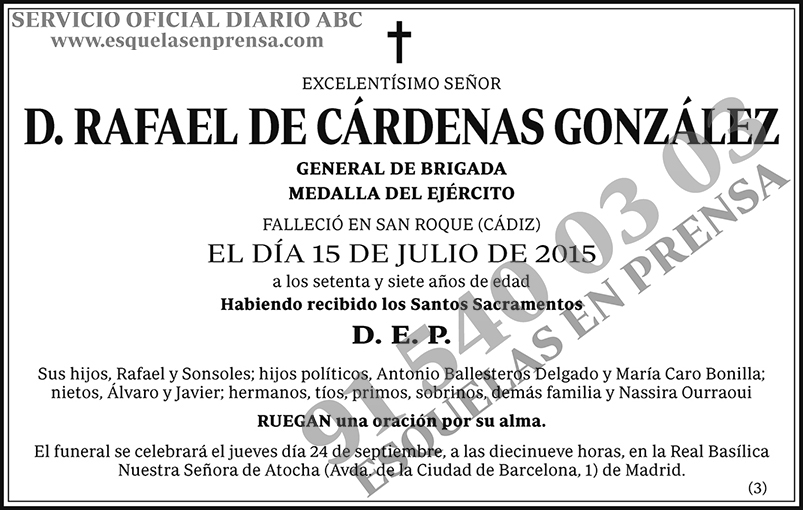 Rafael de Cárdenas González
